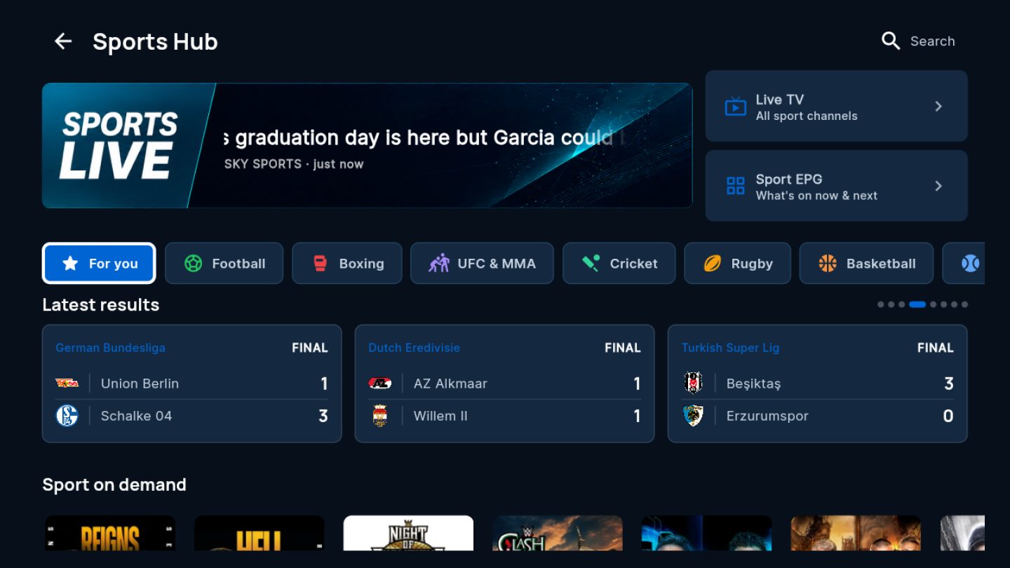 Scores, results and highlights